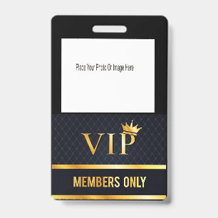 Badge Photo VIP