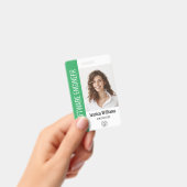Badge Photo volumineuse de l'employé personnalisé, Code- (Manuel / portable)
