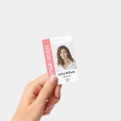 Badge Photo volumineuse de l'employé personnalisé, Code- (Manuel / portable)