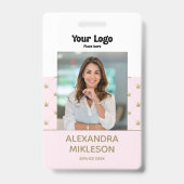 Badge PhotoElegant Soft Gold Crown (Avant)