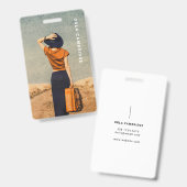 Badge Photographe Full Simple (Recto et verso)