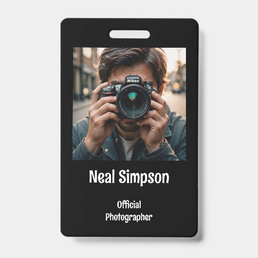 Badge Photographe officiel (Avant)