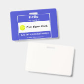 Badge Pickleball Addicts Anonymous Nom Tag T-Shirt (Avant & arrière)