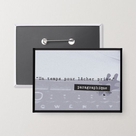 Badge Pièce de paragraphe (Recto/Verso)