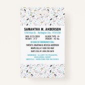 Badge Pièce d'identité d'urgence Enfants amusants Photo (Dos)