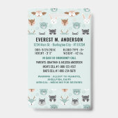 Badge Pièce d'identité d'urgence Pièce d'identité Pièce  (Arrière)