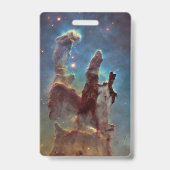 Badge Piliers de création, Aigle Nebula Hubble Space (Arrière)