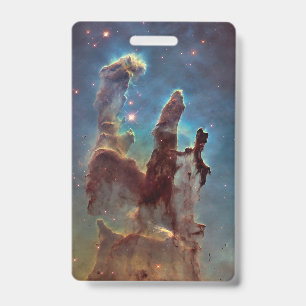 Badge Piliers de création, Aigle Nebula Hubble Space