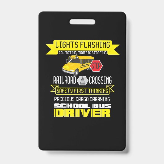 Badge Pilote de bus fier (Avant)