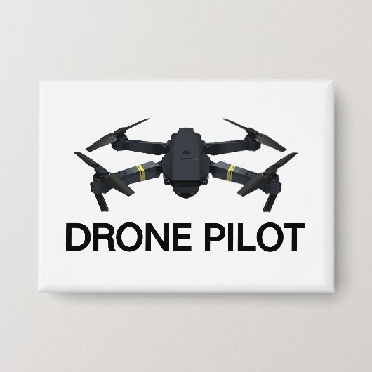 Badge Pilote de drone Bouton (Recto)