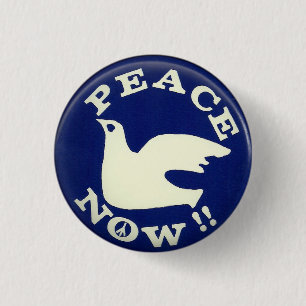 badge pin button vrede nu anti - oorlog vietnam