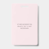 Badge Pink Bow Professional Small Business Photo Logo (Dos)