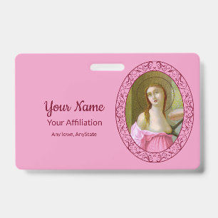 Badge Pink St. Agatha (M 003) Insigne 1