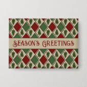 Badge Pins et Bouton Arlequin (Recto)