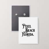 Badge Pixel Beach Florida Button (Recto/Verso)