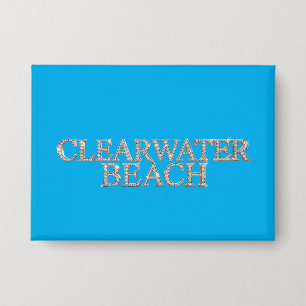 Badge Plage de Clearwater Floride Bouton