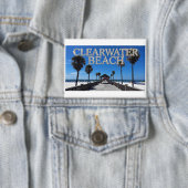 Badge Plage de Clearwater Floride Bouton (Insitu)