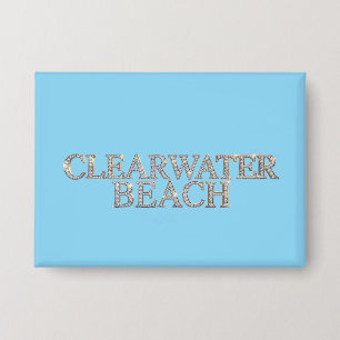 Badge Plage de Clearwater Floride Bouton