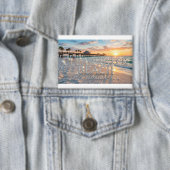 Badge Plage de Clearwater Floride Bouton (Insitu)