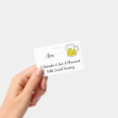 Badge Plaisanterie d'humour de pharmacien de barman (Handheld)