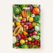 Badge Planche à découper Veggie Vibes (Dos)