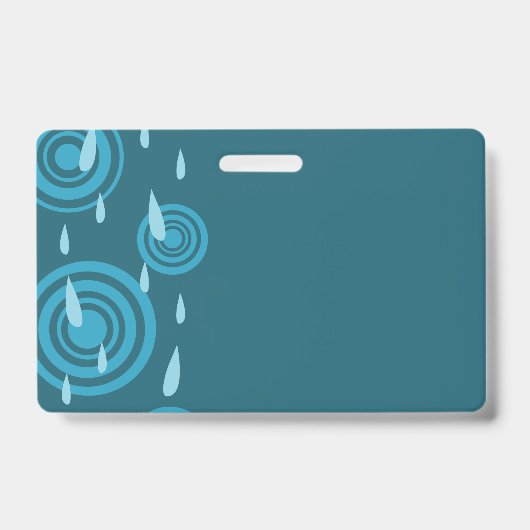 Badge Pluie Bleue (Avant)