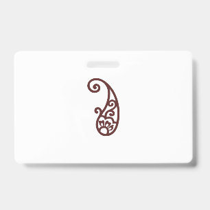 Badge Point rouge