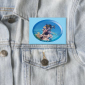 Badge Poisson-verge à la barrière de corail - Design pho (Insitu)