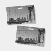 Badge Pont Brooklyn (Avant & arrière)