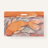 Badge Porte-badge Koi paisible (Devant)