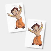 Badge "Porte - bloc d'aventure Chhota Bheem : Où le plai (Front & Back)