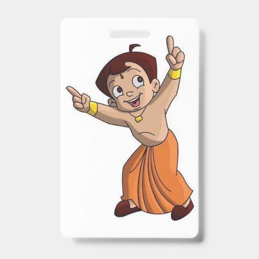 Badge "Porte - bloc d'aventure Chhota Bheem : Où le plai (Front)