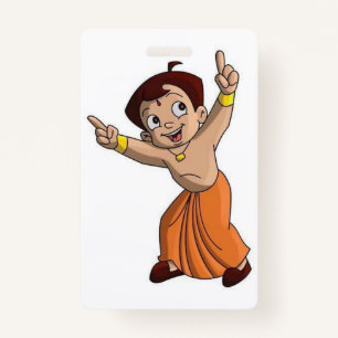Badge "Porte - bloc d'aventure Chhota Bheem : Où le plai