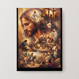 Badge Porte-clés inspirant Jésus-Christ – Religieux sacr