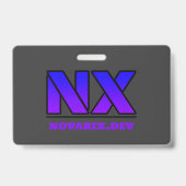 Badge Porte-clés Novarix (Arrière)