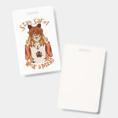 Badge Portez un Masque ! (Front & Back)