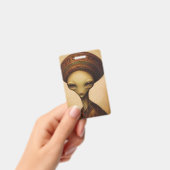 Badge Portrait Alien antique (Manuel / portable)
