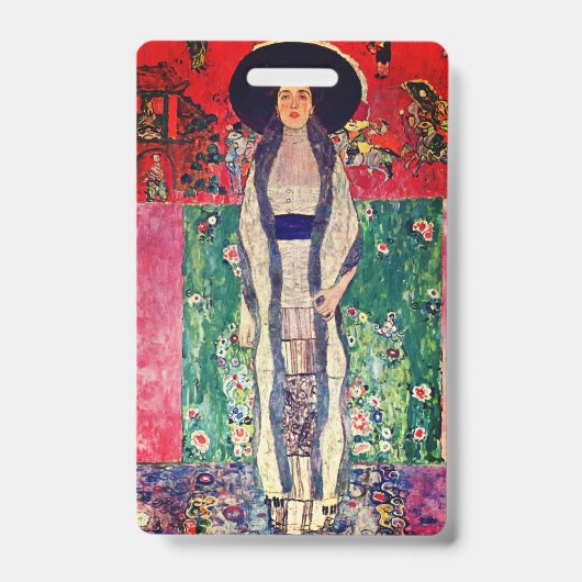 Badge Portrait d'Adèle Bloch-Bauer II par Gustav Klimt (Avant)