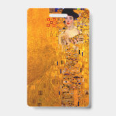 Badge Portrait d'Adèle Bloch-Bauer par Gustav Klimt (Arrière)