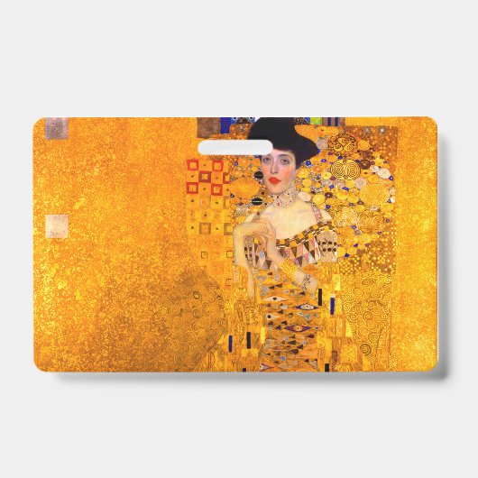 Badge Portrait d'Adèle Bloch-Bauer par Gustav Klimt (Avant)