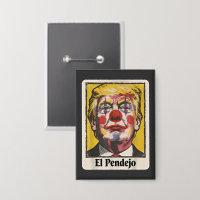 Portrait satirique clownesque d'El Pendejo Trump d