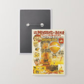 Badge Poster de la foire Antique Grand Fete (Recto/Verso)