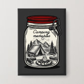 Badge Pot de souvenirs de camping (Recto)