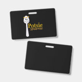 BADGE POTSIE SPOONIE (Avant & arrière)