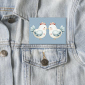 Badge Poulet Pastel Cottagecore (Insitu)