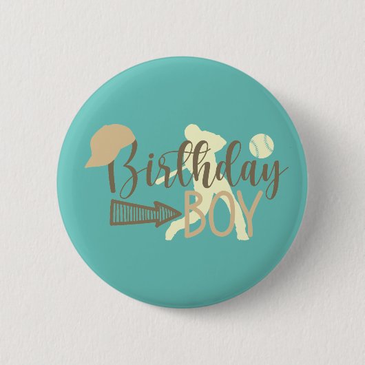 Badge pour garçon d'anniversaire (Devant)
