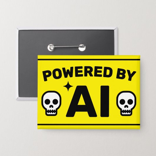 Badge Powered by AI™ Button (Recto/Verso)