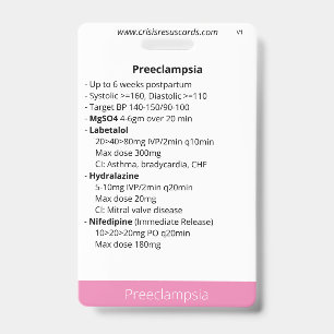 Badge Prééclampsie et hémorragie du post-partum/nouveau-