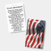 Badge Premier amendement-Constitution des États-Unis (Recto et verso)