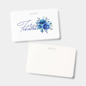 Badge Premier Saint-Valentin (Avant & arrière)